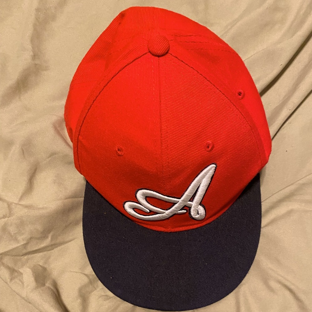 Atlanta Braves Pit Bull Snapback XL Red/Black/White